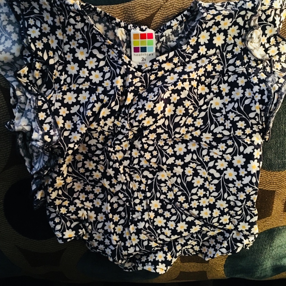 ❌SOLD❌ Flare Sleeve Baby/Toddler Butterfly Blouses